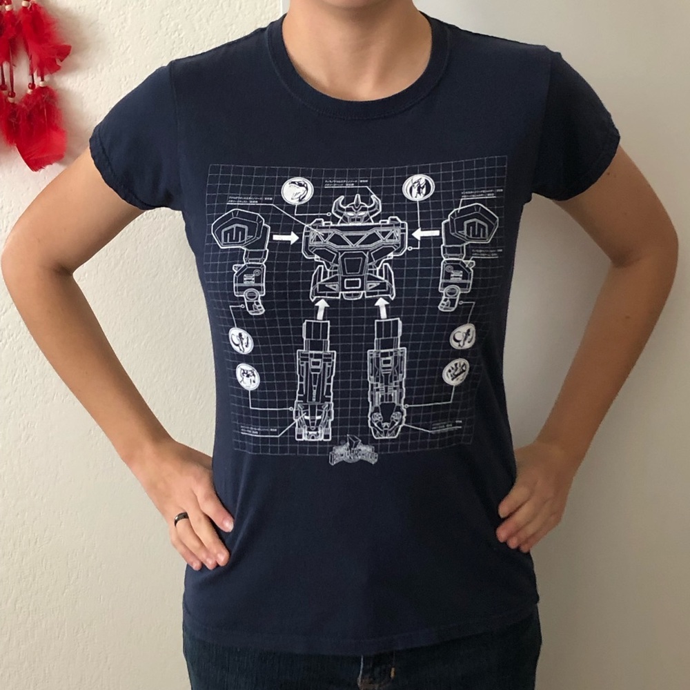 NWOT Power Rangers Graphic Tee